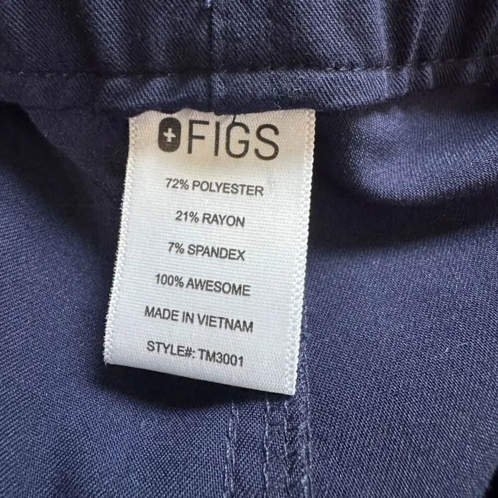 FIGS Mens Navy Cairo scrub pants size XL